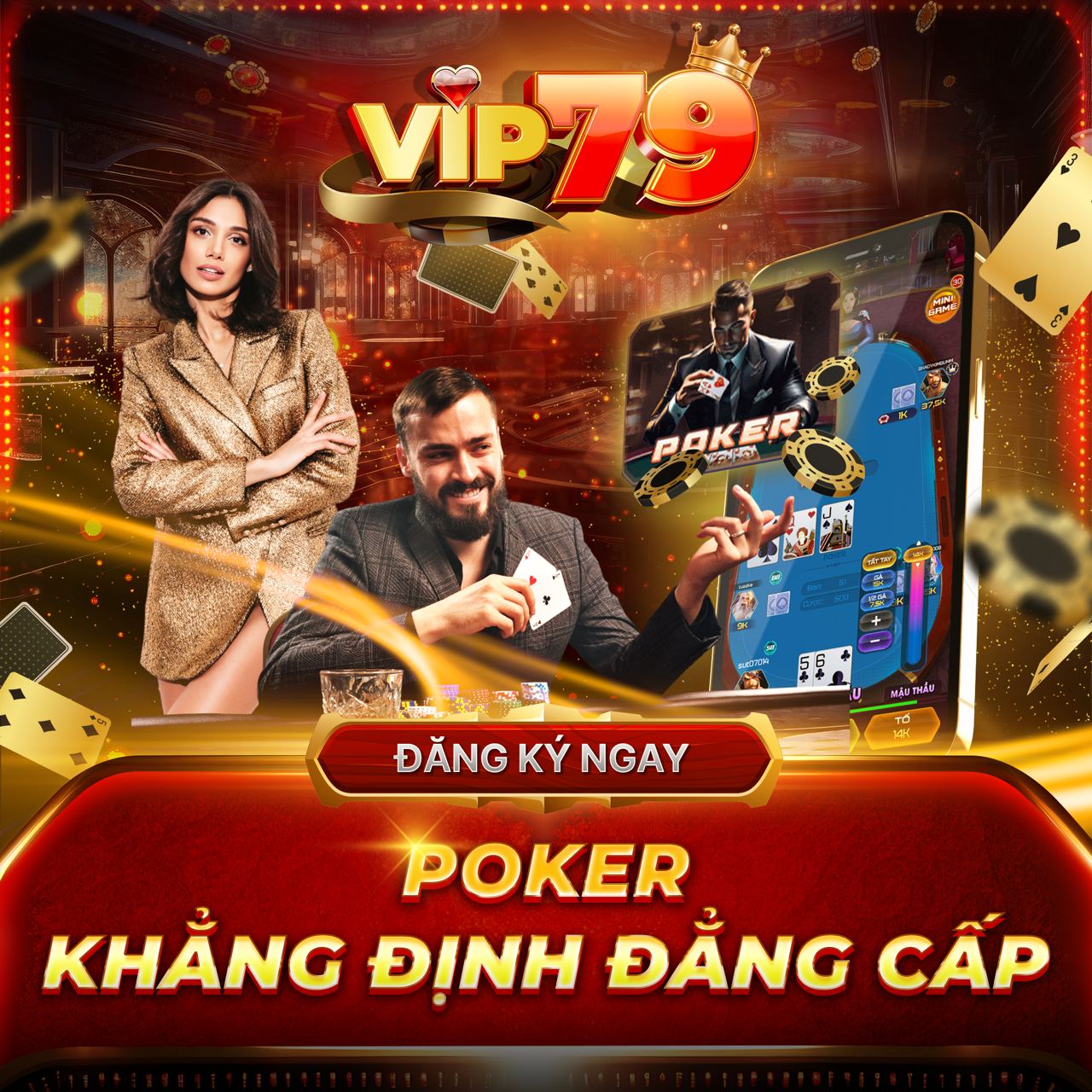 Chơi bài thưởng lớn cùng Vip79